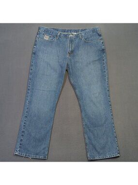 Cinch Jeans Men's 40x30 Blue Western Denim Silver Label Slim Straight Cowboy